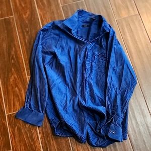 Alfani 100% silk dress shirt